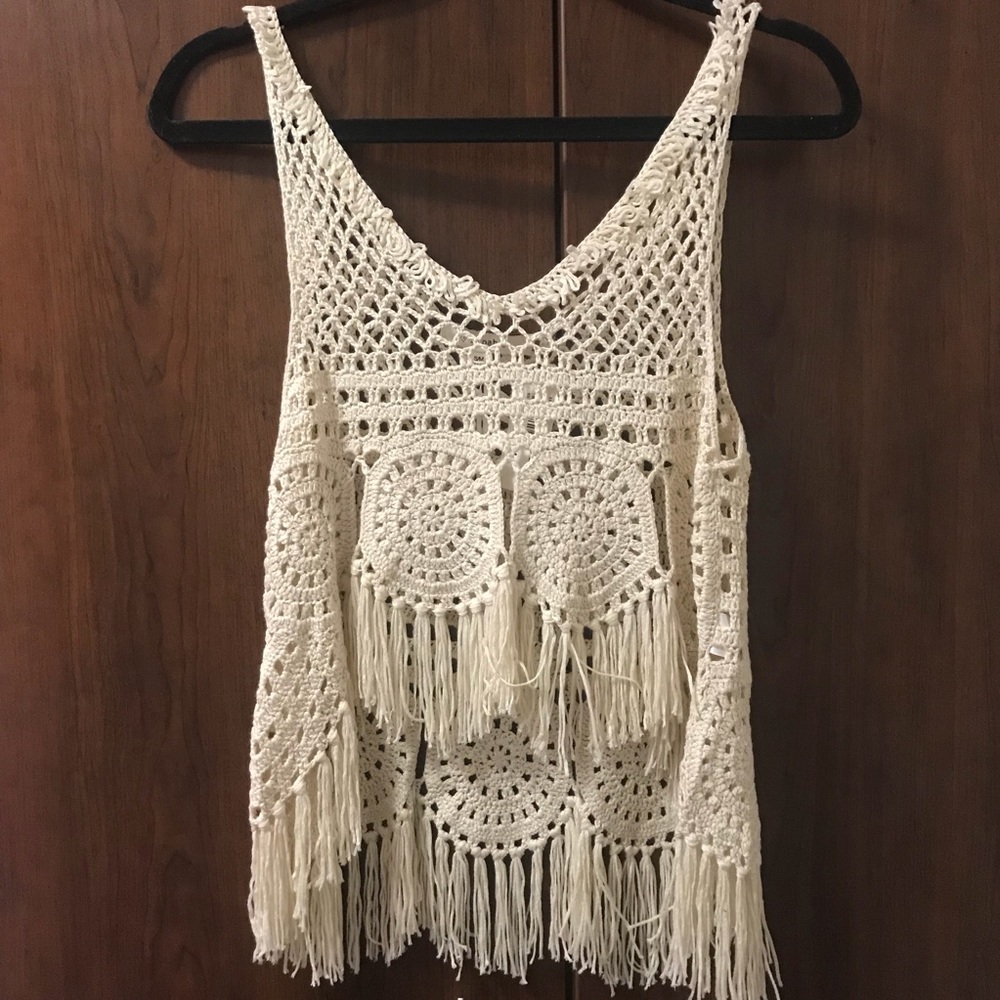 Crochet Boho Crop Top
